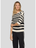 Rabe Pullover in Beige/ Schwarz