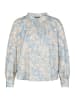 LCMT Le Comte Bluse in Hellblau/ Creme