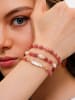 Pierres delicates 3-delige set: armbanden met edelstenen