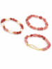 Pierres delicates 3er-Set: Armbänder mit Edelsteinen
