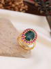 Pierres delicates Vergulde ring met edelstenen