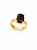 Pierres delicates Vergulde ring met edelsteen