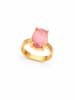 Pierres delicates Vergulde ring met edelsteen