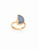 Pierres delicates Vergulde ring met edelsteen