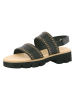 Paul Green Leder-Sandalen in Schwarz