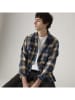 Levi's Koszula flanelowa - Regular fit - w kolorze granatowo-pomarańczowym