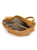 Mia Tomazzi Leder-Schultertasche "Trapani" in Gelb - (B)33 x (H)25 x (T)14 cm