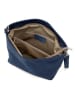 Mia Tomazzi Leder-Schultertasche "Trapani" in Dunkelblau - (B)33 x (H)25 x (T)14 cm