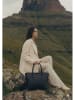 Christian Laurier Leder-Schultertasche "Aurora" in Schwarz - (B)39 x (H)27 x (T)13 cm