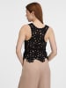 orsay Strick-Blusentop in Schwarz