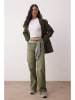 trendyol Dżinsy - Wide Leg - w kolorze khaki