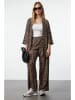 trendyol 2-delige outift bruin/zwart