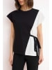 trendyol Shirt in Schwarz/ Creme