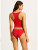 Seafolly Figi bikini w kolorze czerwonym