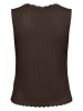 ONLY Gebreide gilet bruin