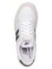 New Balance Leder-Sneakers "CT300" in Weiß/ Dunkelblau