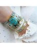 HIPANEMA Vergulde armband "Antonella" met edelsteen