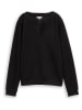 Tom Tailor Sweatshirt in Schwarz