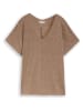 Tom Tailor Shirt in Cognac