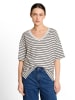 Tom Tailor Shirt wit/donkerblauw