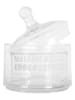 Clayre & Eef Voorraadglas transparant - (H)30 x Ø 17 cm