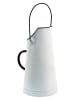 Clayre & Eef Deko-Kohlenschütte in Weiß/ Schwarz - (H)30 x Ø 15 cm 