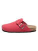 billowy Leren clogs rood