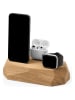 Oakywood Dockingstation ''Triple Dock'' in Eiche - (B)19 x (H)4 x (T)9,5 cm