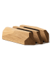 Oakywood Dubbele laptopstandaard eiken - (B)18 x (H)4 x (D)11,3 cm