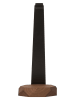 Oakywood Kopfhörerständer mit Ladegerät in Walnuss/ Schwarz - (H)30 x Ø 13 cm