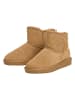 Pepe Jeans FOOTWEAR Leder-Winterboots in Hellbraun