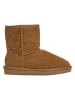 Pepe Jeans FOOTWEAR Leren winterboots lichtbruin