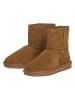 Pepe Jeans FOOTWEAR Leder-Winterboots in Hellbraun