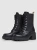 Pepe Jeans FOOTWEAR Skórzane botki w kolorze czarnym