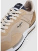 Pepe Jeans FOOTWEAR Leren hardloopschoenen beige