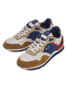 Pepe Jeans FOOTWEAR Leren hardloopschoenen lichtbruin/donkerblauw