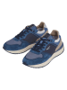 Pepe Jeans FOOTWEAR Skórzane sneakersy w kolorze niebieskim