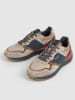 Pepe Jeans FOOTWEAR Leder-Sneakers in Beige/ Grau