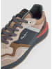 Pepe Jeans FOOTWEAR Leder-Sneakers in Beige/ Grau