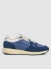 Pepe Jeans FOOTWEAR Skórzane sneakersy w kolorze niebieskim