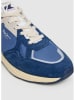 Pepe Jeans FOOTWEAR Skórzane sneakersy w kolorze niebieskim