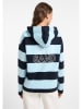 ELBSAND Hoodie "Eydis" in Hellblau/ Dunkelblau