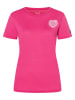 super.natural Trainingsshirt "Little Heartwood" in Pink