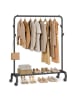 Songmics Kleiderstange in Schwarz - (B)103,5 x (H)155 x (T)39 cm