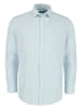 Mexx Leinenhemd in Hellblau/ Creme