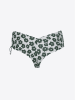 Change Figi bikini "Mila" w kolorze biało-ciemnozielonym