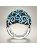 MENTHE À L'O Beschicht. Ring mit Kristallen