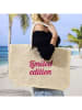 Summer Time Strandtasche ''Marina'' in Beige - (B)56 x (H)36 x (T)14 cm