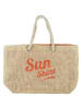 Summer Time Strandtasche ''Marina'' in Beige - (B)56 x (H)36 x (T)14 cm
