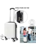 Summer Time Hardcase trolley ''Ananas'' wit - (B)33 x (B)53 x (D)22 cm